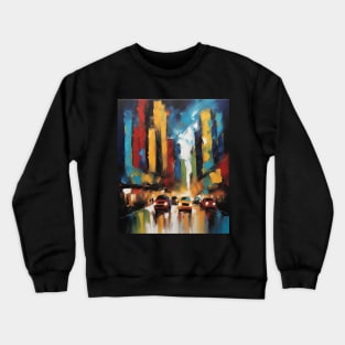 City Lights - Expressipnism Crewneck Sweatshirt